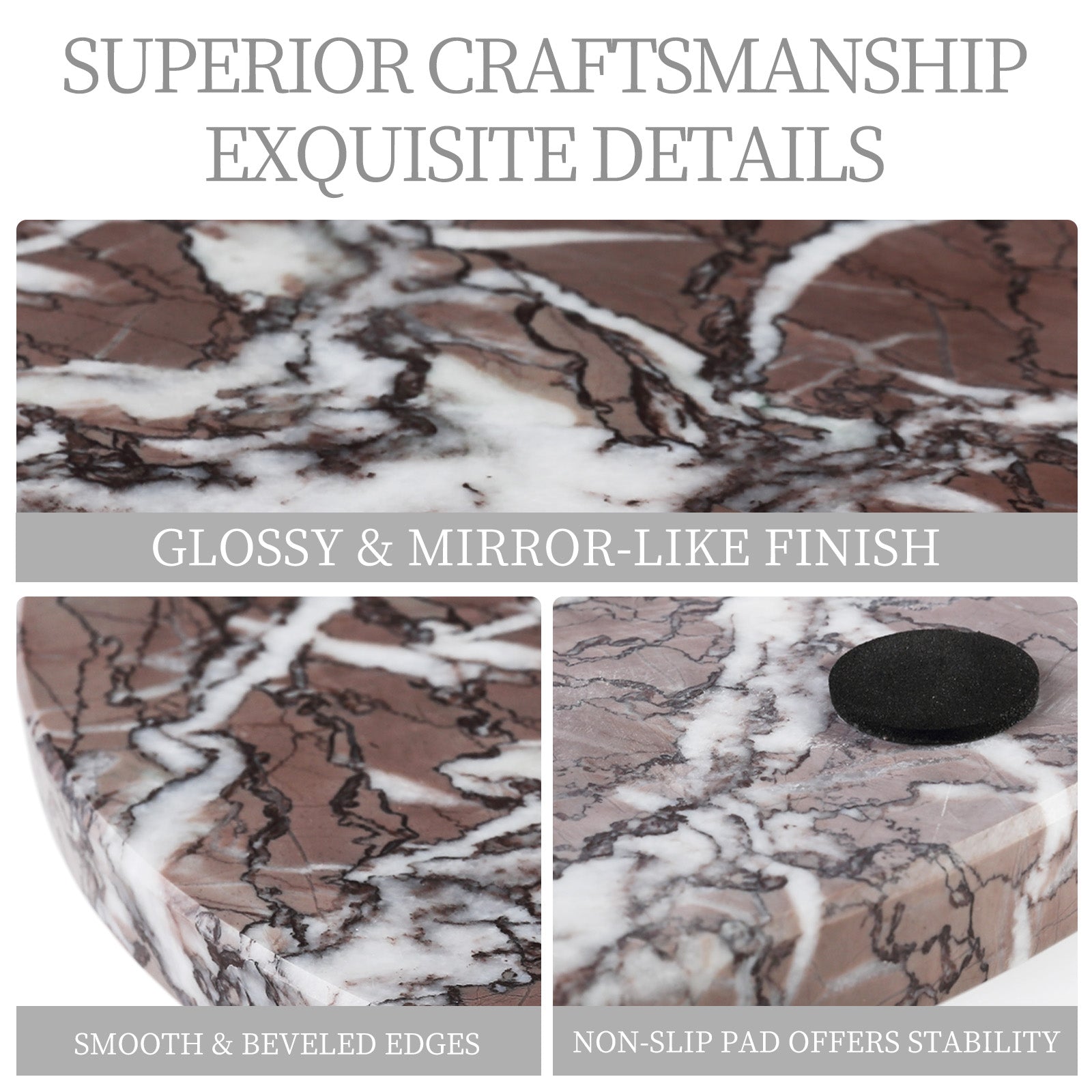 Koville round natural stone pastry board - Koville_Granite_Pastry_Board_-_round_D_280_African_Lilac_11.jpg