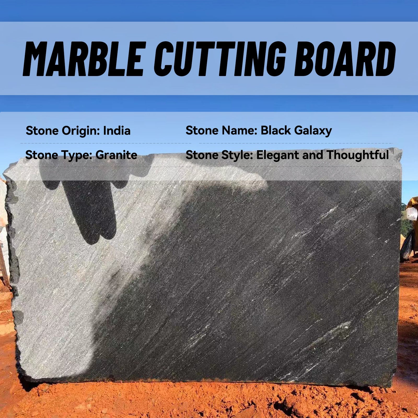 Koville round natural stone pastry board - Koville_Granite_Pastry_Board_-_round_D_280_Black_Galaxy_35.jpg