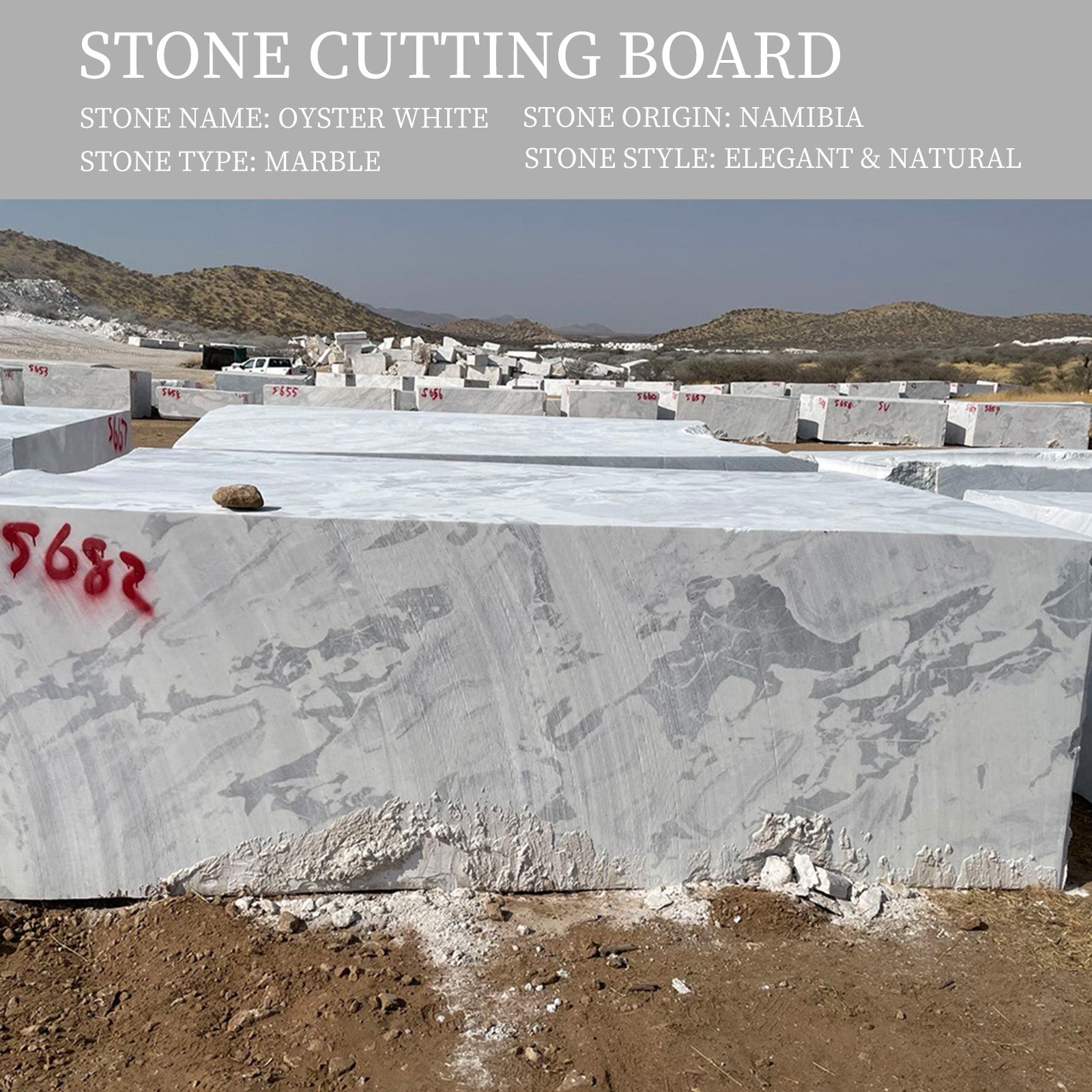Koville round natural stone pastry board - Koville_Granite_Pastry_Board_-_round_D_280_Oyster_White_10.jpg
