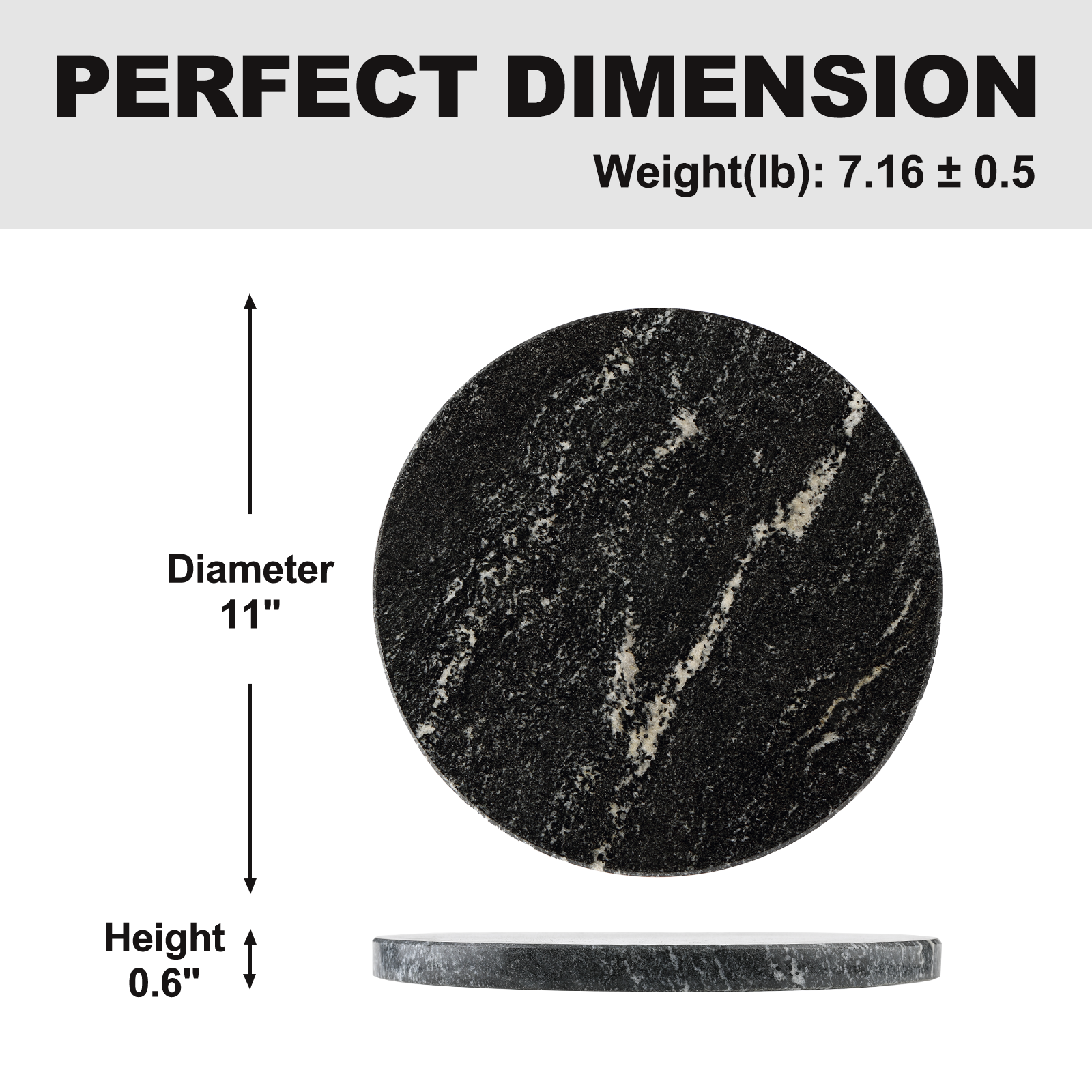 Koville round natural stone pastry board - Koville_Granite_Pastry_Board_-_round_D_280_Via_Lactea_2.png