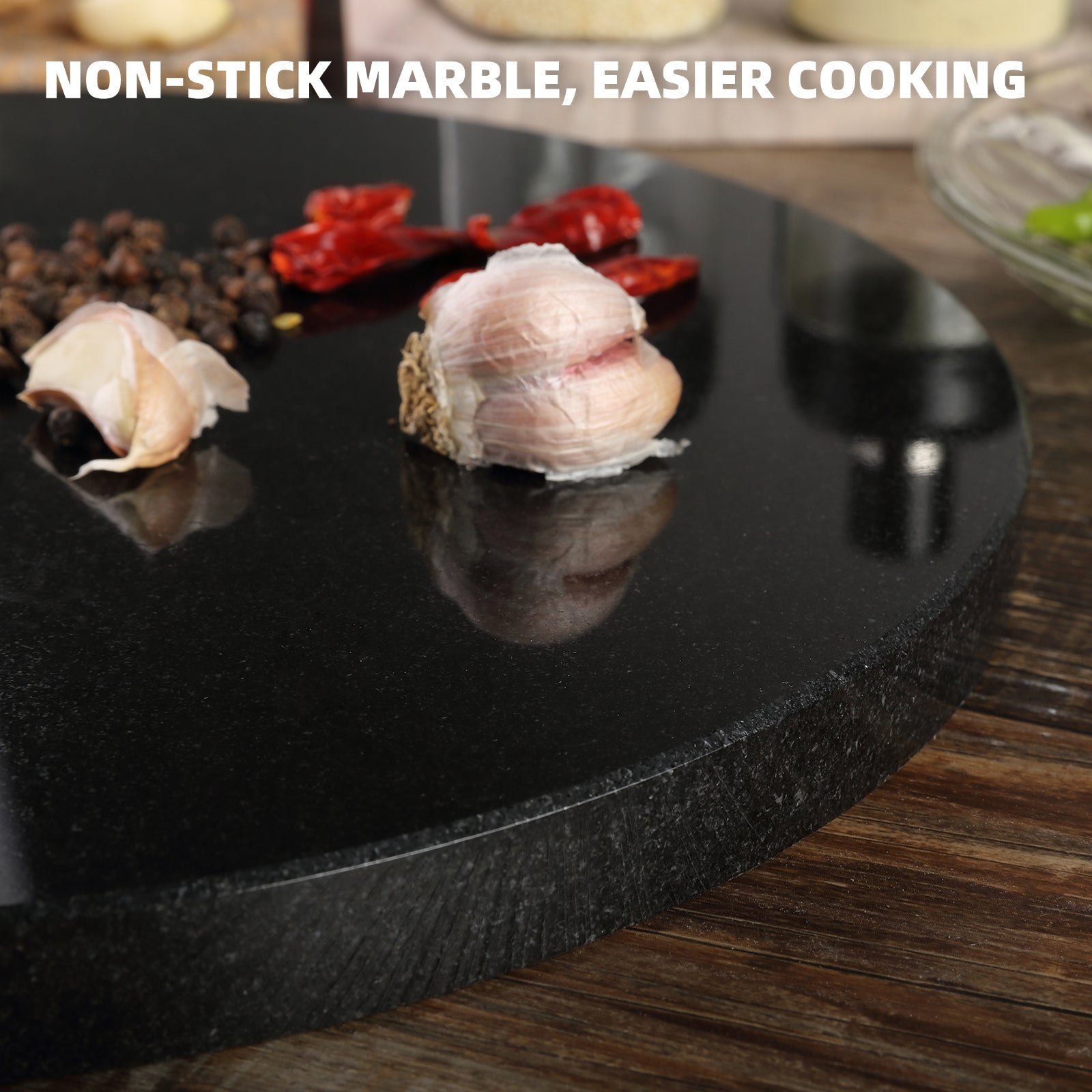 Koville round natural stone pastry board - Koville_Granite_Pastry_Board_-_round_D_280_Zimbabwe_Black_6.jpg