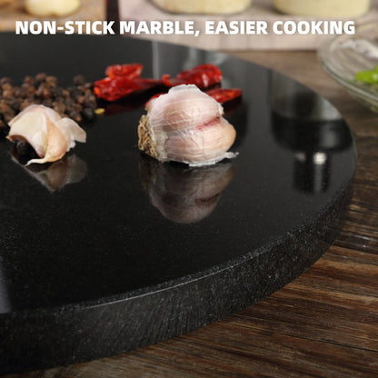 Koville round natural stone pastry board - Koville_Granite_Pastry_Board_-_round_D_280_Zimbabwe_Black_6.jpg