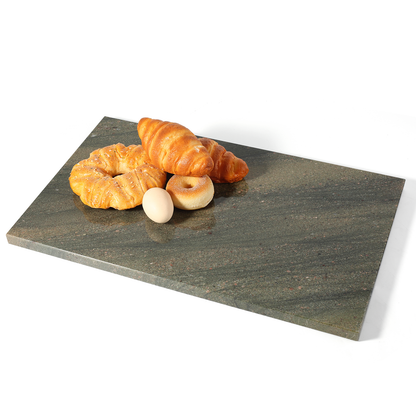 Koville natural stone pastry board in Wild West Green