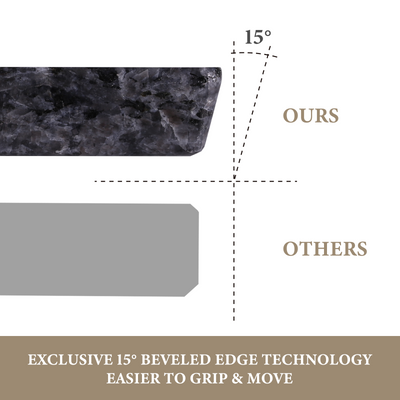 Koville natural stone pastry board in Blue Pearl