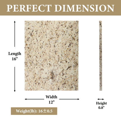 Koville natural stone pastry board in Ornamental