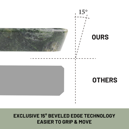 Koville natural stone pastry board in Twister Green