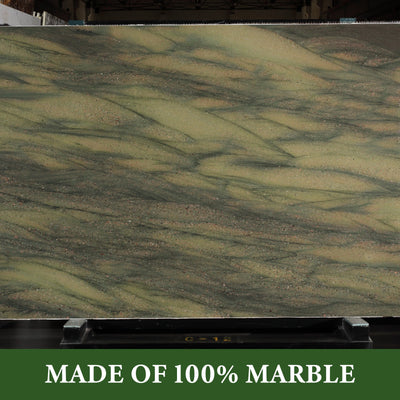 Koville natural stone pastry board in Wild West Green