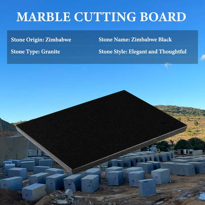 Koville natural stone pastry board in Zimbabwe Black