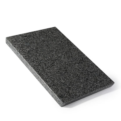Koville natural stone pastry board in Sesame Black (F)