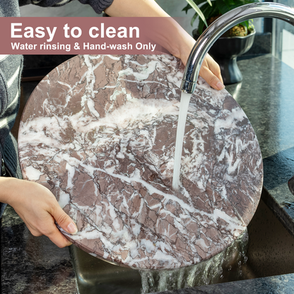Koville round natural stone pastry board - Koville_Granite_Pastry_Board_-round_D_406_African_Lilac_6.png