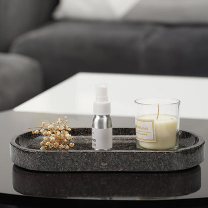 Koville natural stone runway storage tray, 305 x 152 mm