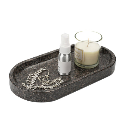 Koville natural stone runway storage tray, 305 x 152 mm