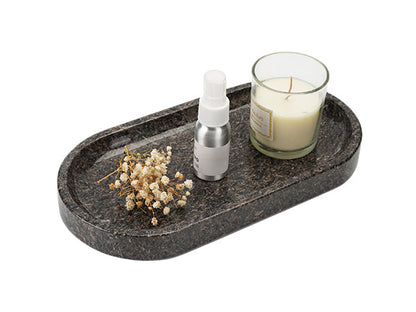 Koville natural stone runway storage tray, 305 x 152 mm