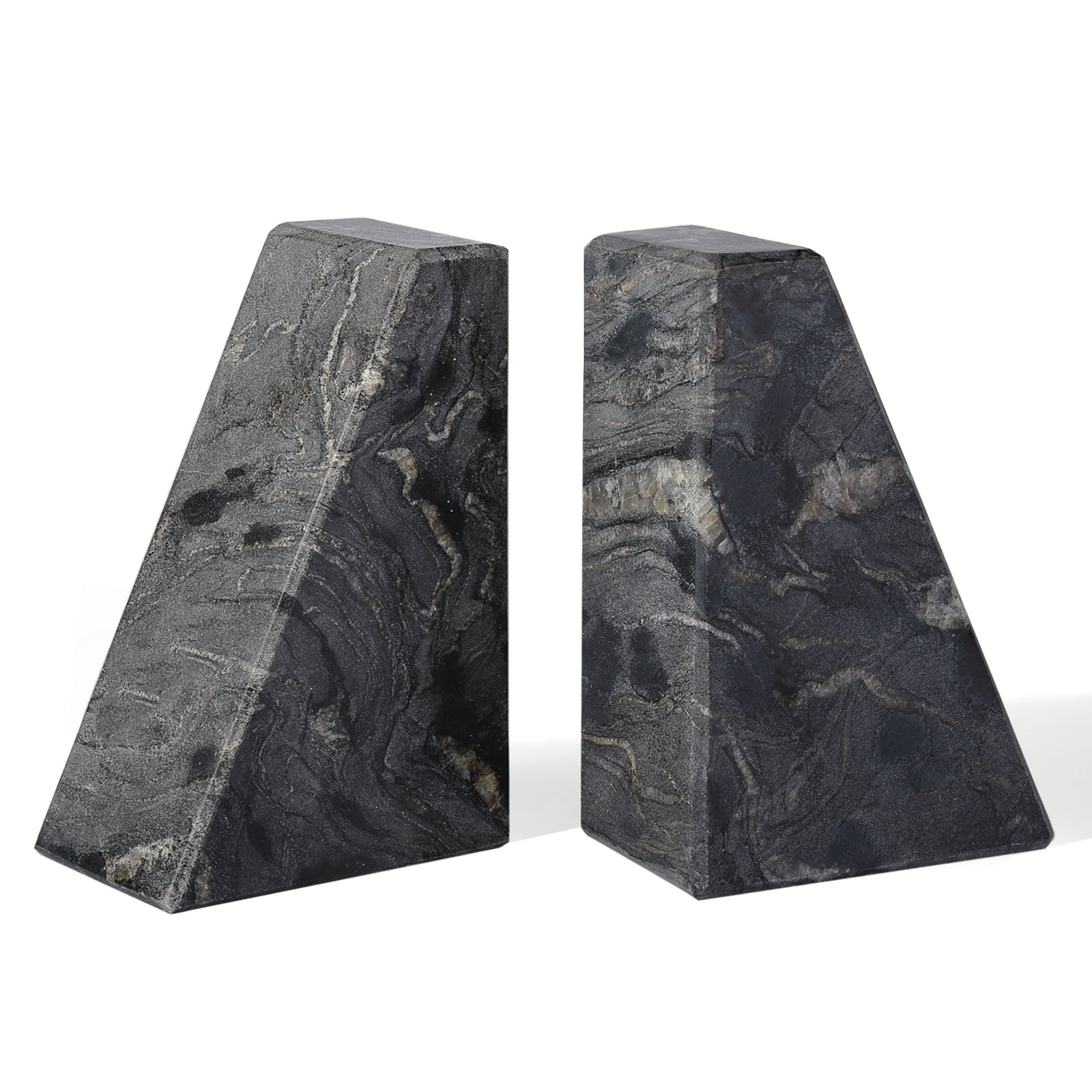 Koville Natural Stone Trapezoid Bookends in Five Sizes in natural stone, product view 116