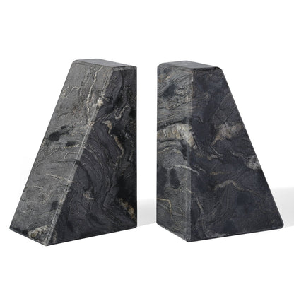 Koville Natural Stone Trapezoid Bookends in Five Sizes in natural stone, product view 116