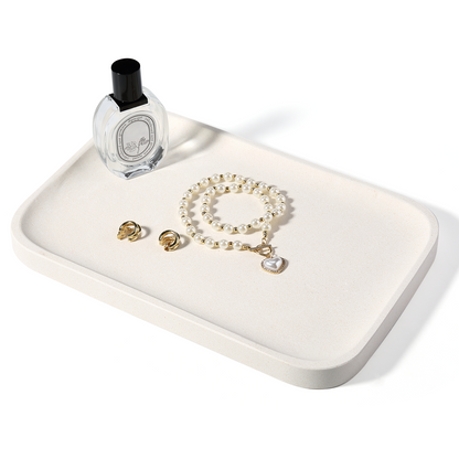 Koville Natural Stone One-Piece Square Trays in Lymra Limestone, product view 20