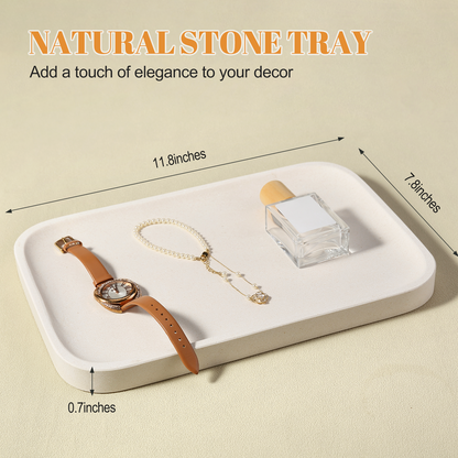 Koville Natural Stone One-Piece Square Trays in Lymra Limestone, product view 22