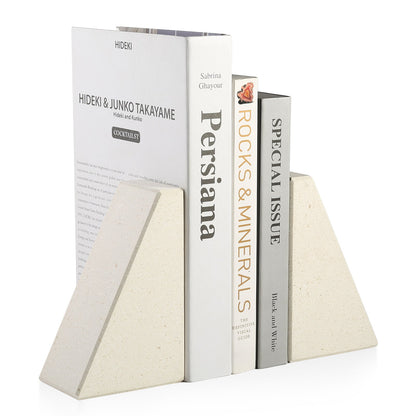 Koville Natural Stone Trapezoid Bookends in Five Sizes in natural stone, product view 82