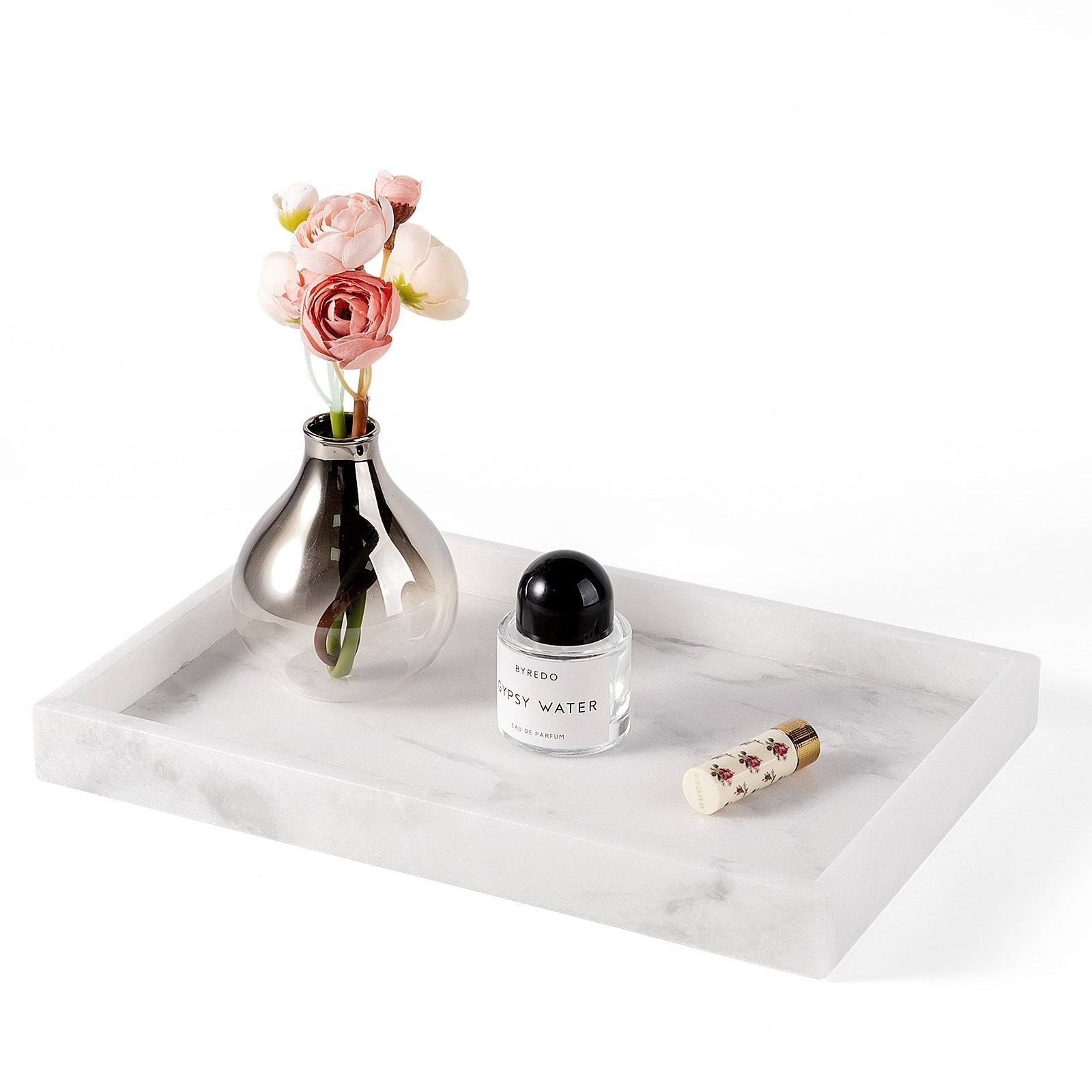 Koville Natural Stone Adhesive Edge Square Trays in Namib Fantasy, product view 14