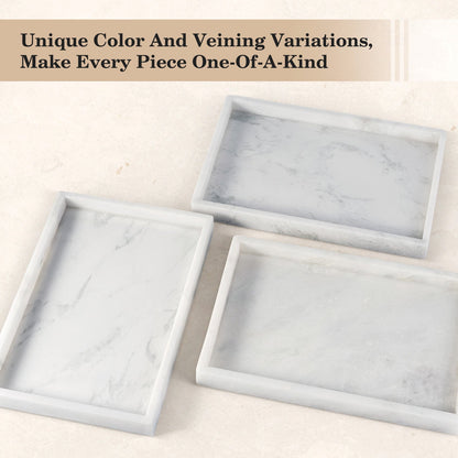 Koville Natural Stone Adhesive Edge Square Trays in Namib Fantasy, product view 18