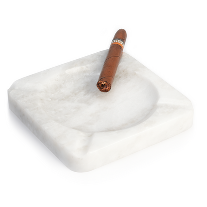 Koville Natural Stone Square Ashtray for Outdoor Tables - 184*184*30 in natural stone, product view 2