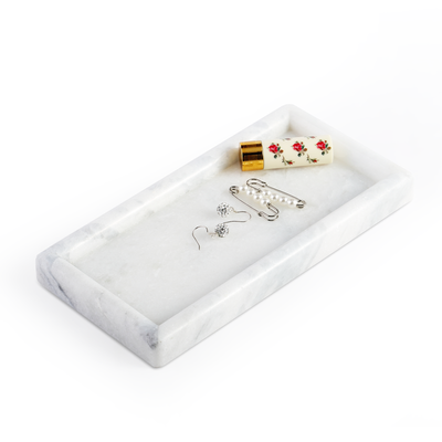 Koville Natural Stone Chess Edge Square Trays in Namib Fantasy, product view 4