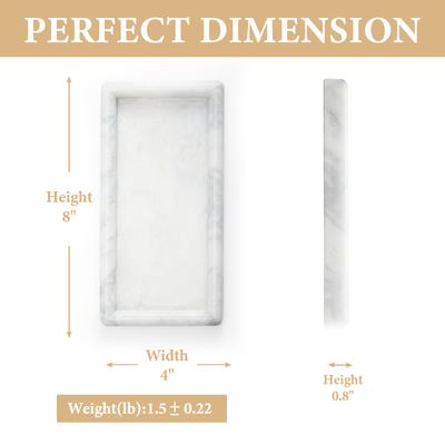 Koville Natural Stone Chess Edge Square Trays in Namib Fantasy, product view 5