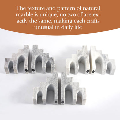Koville natural stone CastleGuard bookend - design detail
