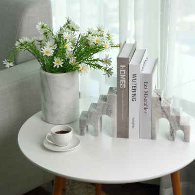 Koville natural stone CastleGuard bookend - design detail