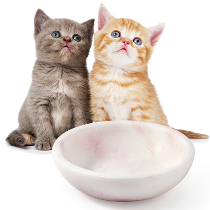 Koville natural stone pet bowl in Namibia Rose