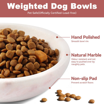 Koville natural stone pet bowl in Namibia Rose