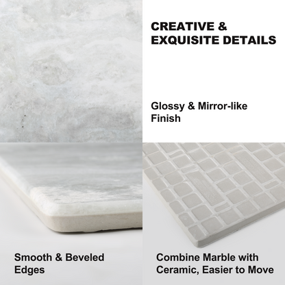 Koville natural stone pastry board in Namib Fantasy