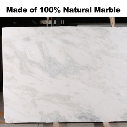 Koville Natural Marble Door Stopper for Interior Doors in Namib Fantasy - crafted stone profile