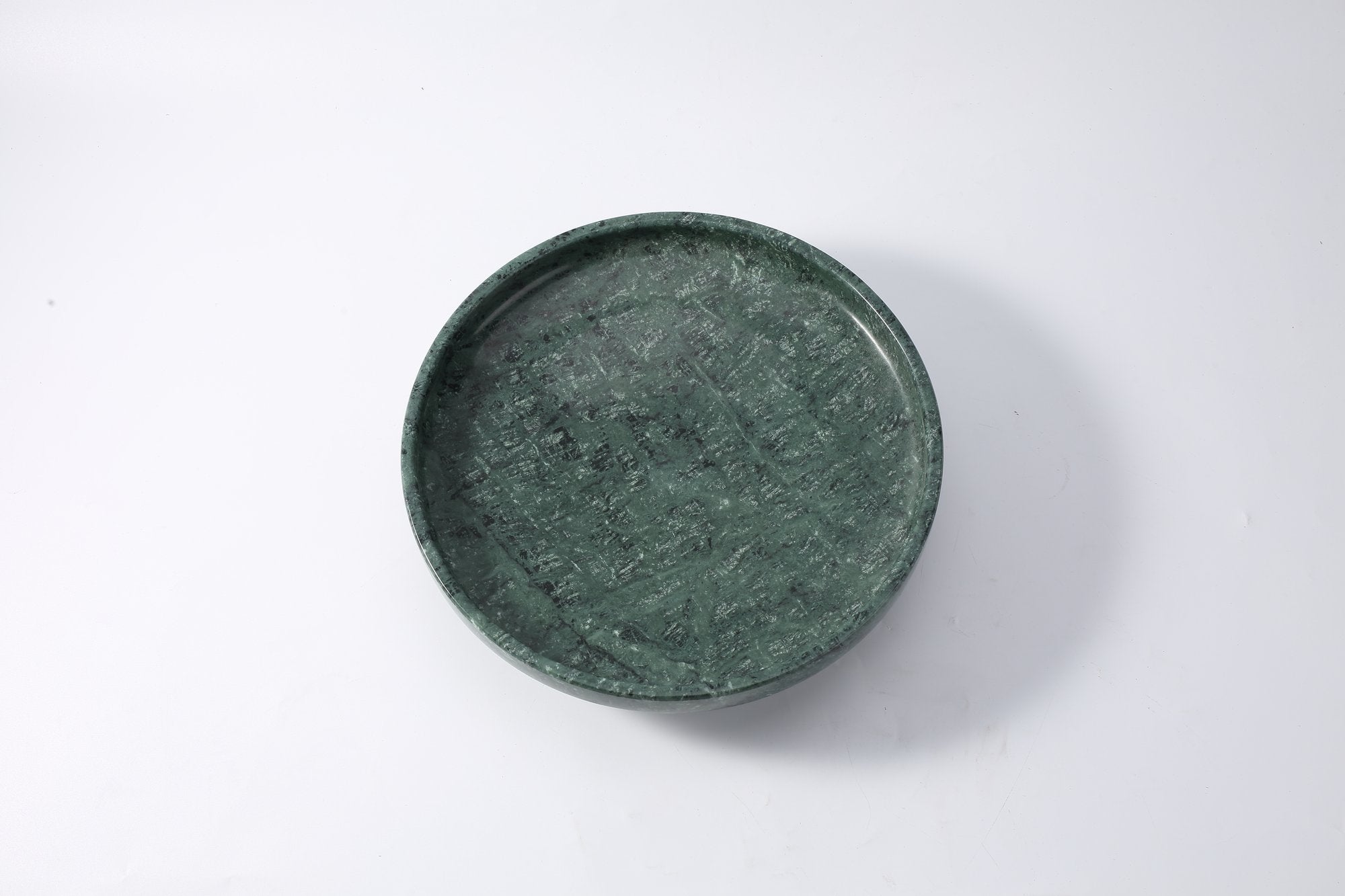 Koville Natural Stone Fruit Plates in Indian Green, product view 1