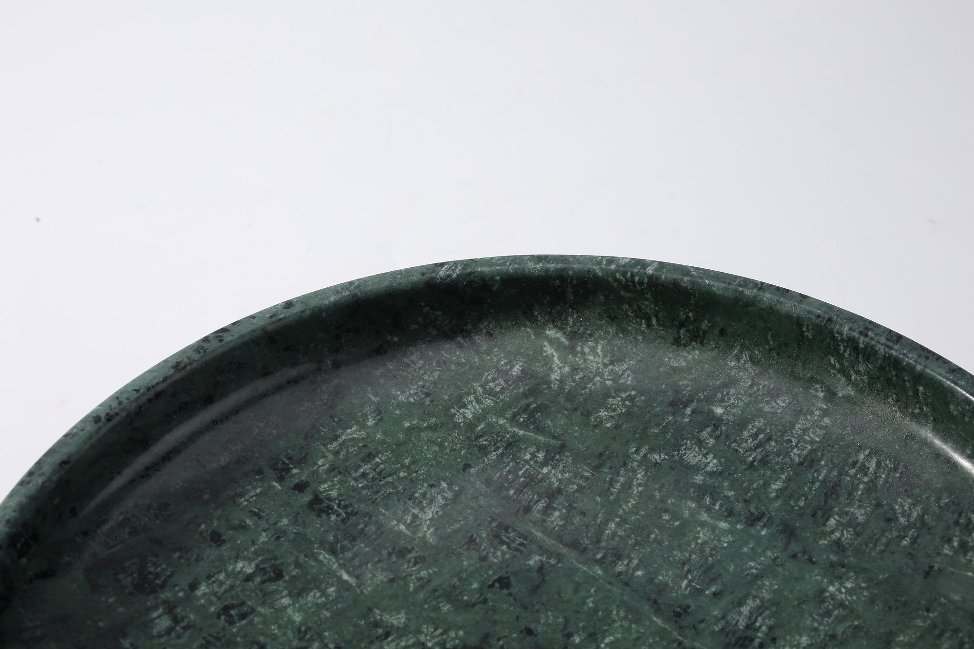 Koville Natural Stone Fruit Plates in Indian Green, product view 2