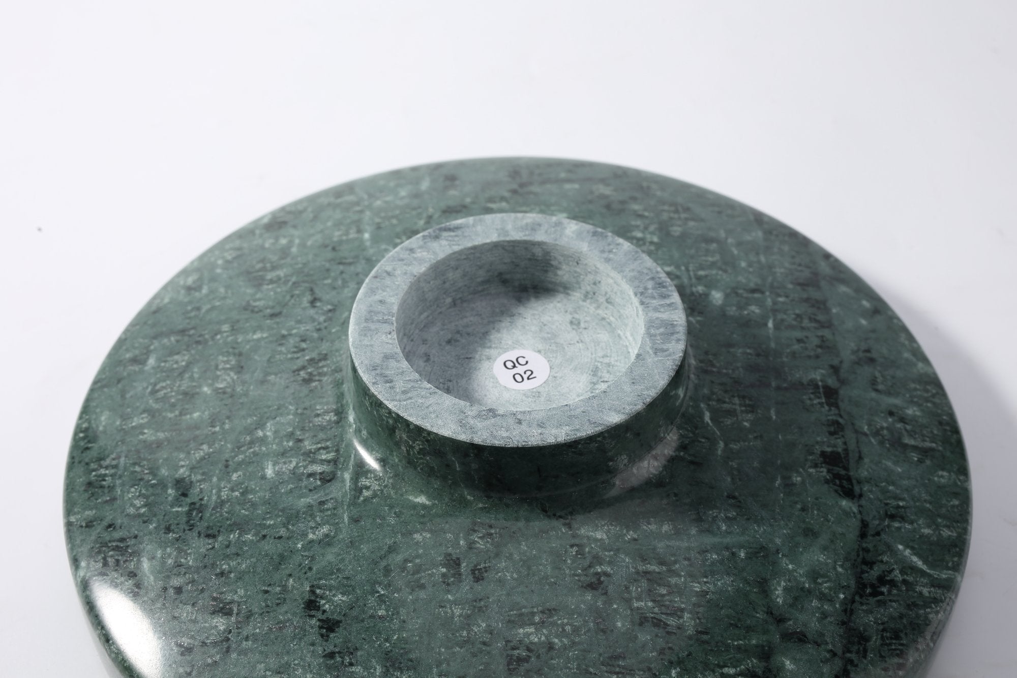 Koville Natural Stone Fruit Plates in Indian Green, product view 4