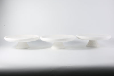 Koville high-footed fruit bowl in natural stone