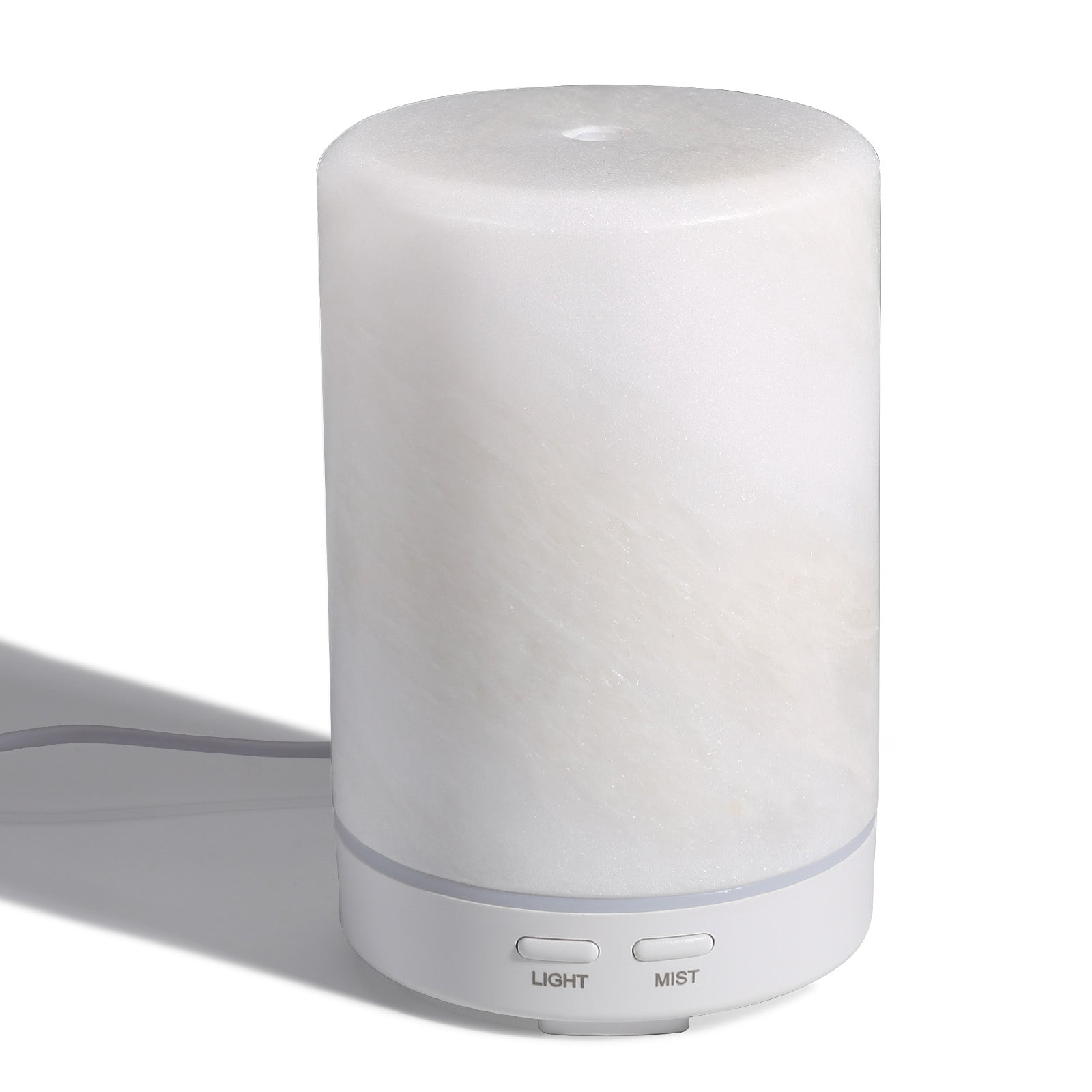 Koville white humidifier in natural stone