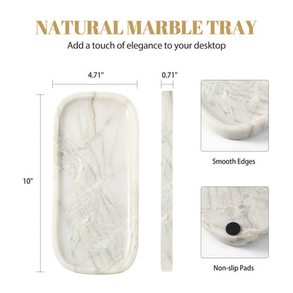 Koville gray decorative tray in natural stone – view 10