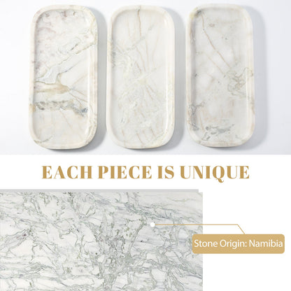 Koville Natural Stone One-Piece Square Trays in Bianco Palomino, product view 25