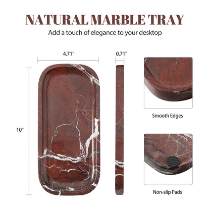 Koville Natural Stone One-Piece Square Trays in Rose Lepanto, product view 36