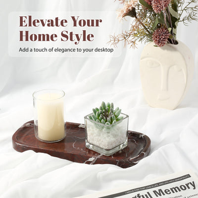 Koville Natural Stone One-Piece Square Trays in Rose Lepanto, product view 38
