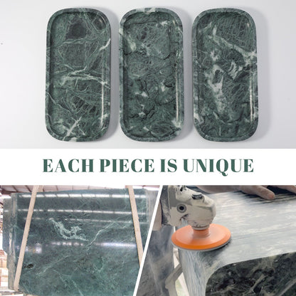Koville Natural Stone One-Piece Square Trays in Verde Alpi, product view 41