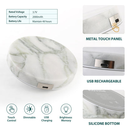 Koville led bar coaster in Bianco Palomino