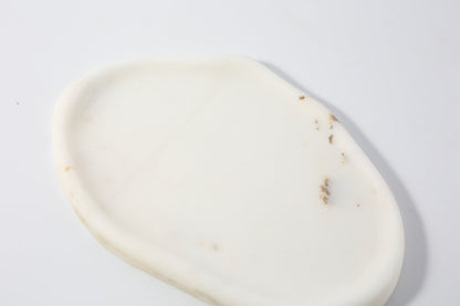 Koville lace edge storage tray for small items in Oriental Calacatta natural stone