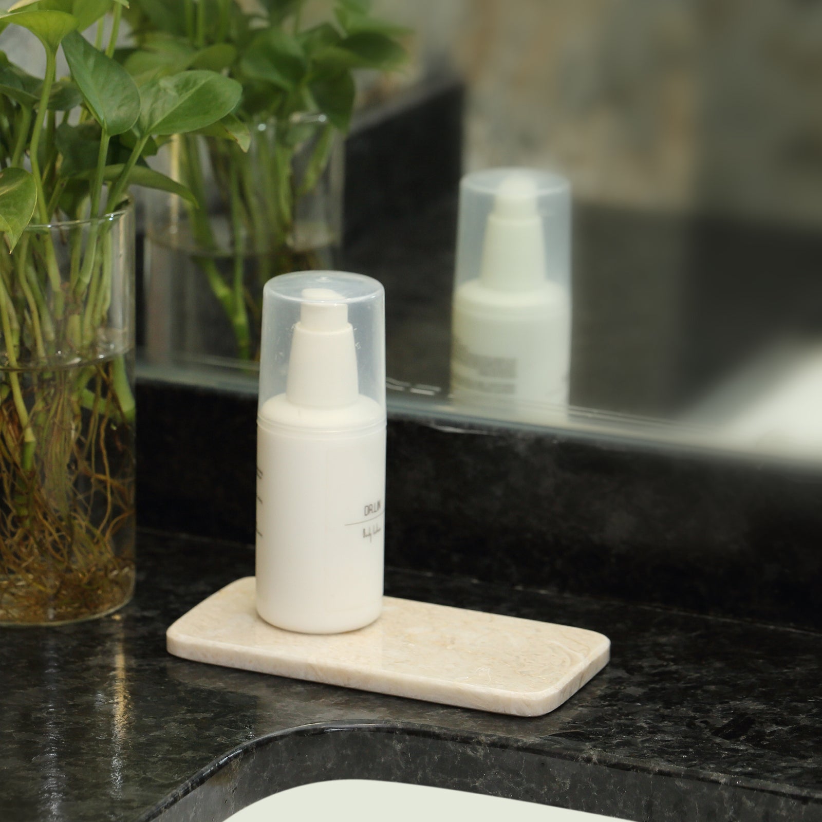 Koville Natural Stone Display Bases in Crema Beige, product view 4
