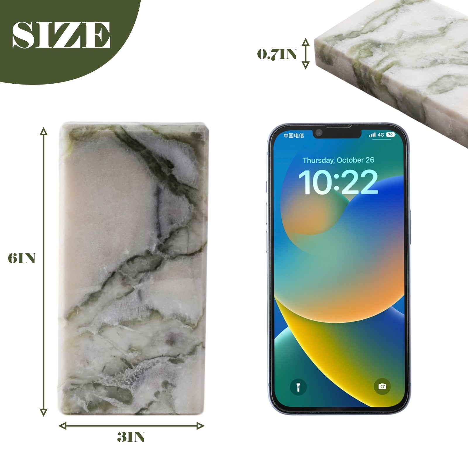 Koville Natural Stone Display Bases in Bianco Palomino, product view 11