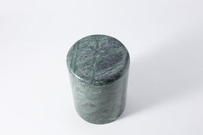 Koville Marble Utensil Holder for Kitchen Countertops, 5.1 × 7.1 in – Indian Green, view 4