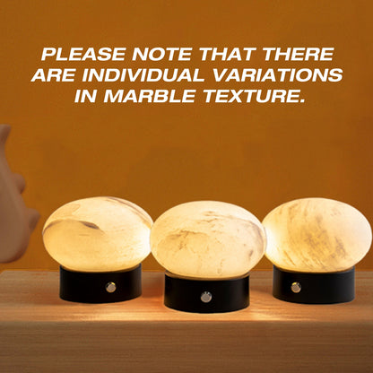 Koville natural stone table lamp in Namib Fantasy