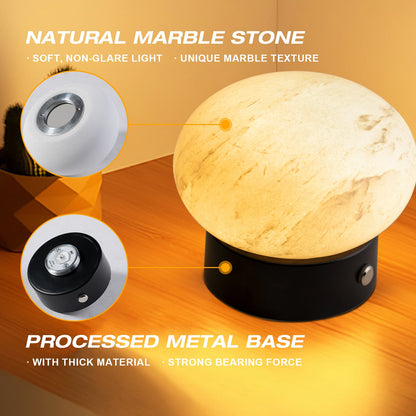 Koville natural stone table lamp in Namib Fantasy